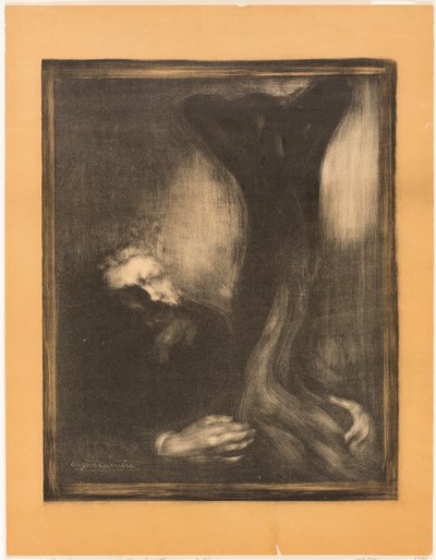 Rodin che Scolpisce da Eugène Carrière