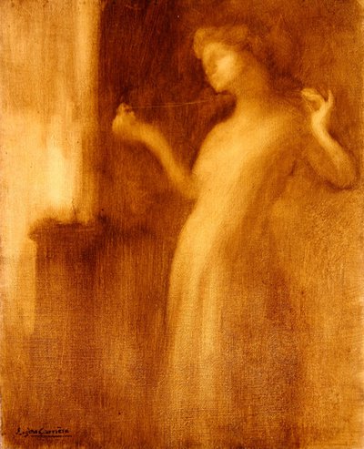La zitella, o La collana rotta da Eugène Carrière