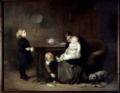 Il bambino malato da Eugène Carrière