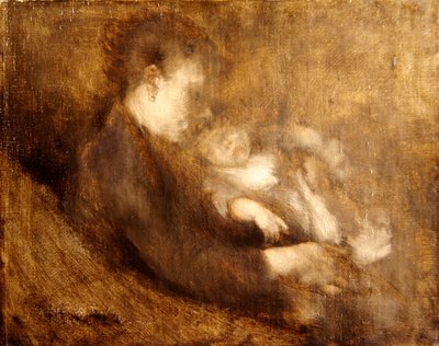 Donna e bambino da Eugène Carrière