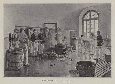 La doccia al reggimento da Eugene Chaperon