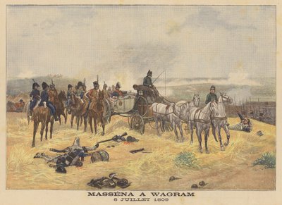 Il Maresciallo Massena alla Battaglia di Wagram, 6 luglio 1809 da Eugene Chaperon