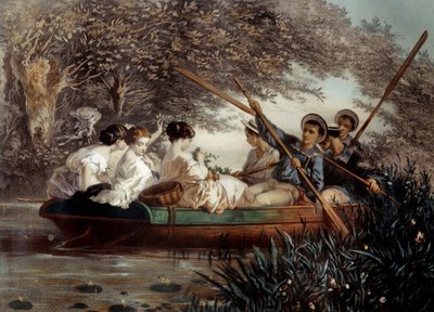 Il giro in barca da Eugene Charles Francois Guerard