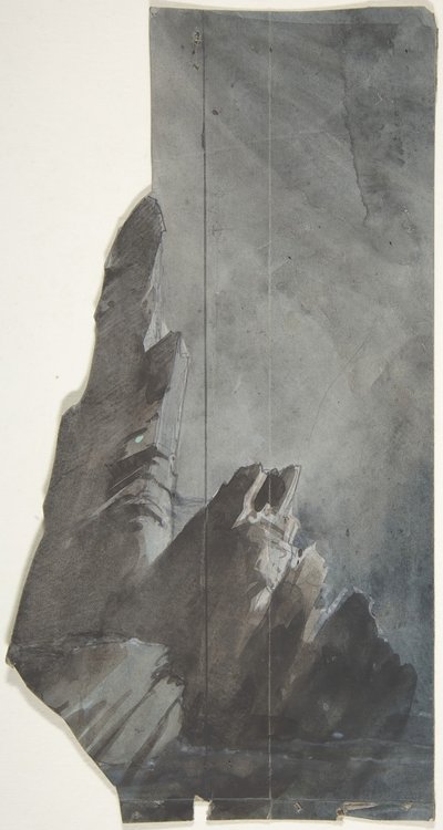 Progetto per un set scenico da Eugene Ciceri
