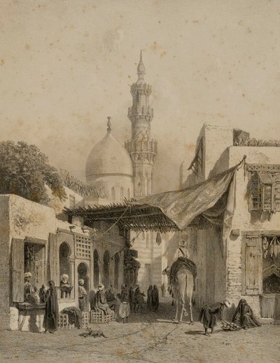 Moschea di Aboulala a Boulaq da Eugene Ciceri