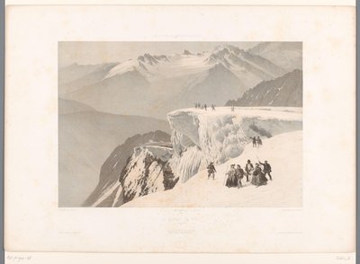 Escursionisti sulla cima del Mont Buet da Eugene Ciceri