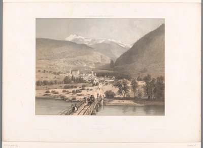 Vista su Brig sul Rodano da Eugene Ciceri