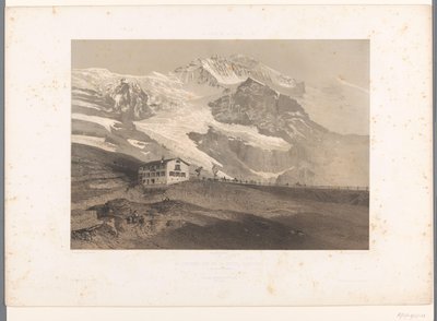 Vista della Jungfrau dalla Kleine Scheidegg (Vedute in Svizzera e Savoia) da Eugene Ciceri