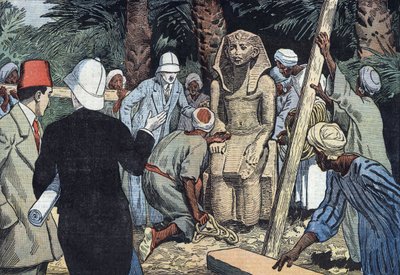 Scoperto dalla statua di Sesostris III nel 1862 da Eugene Damblans