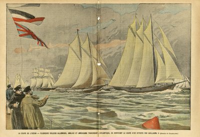 Illustrazione di Eugene Damblans (1865-1945) in Le Pèlerin, 04/06/05 - La coppa dell