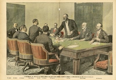 Illustrazione di Eugene Damblans (1865-1945) in Le Pelerin da Eugene Damblans