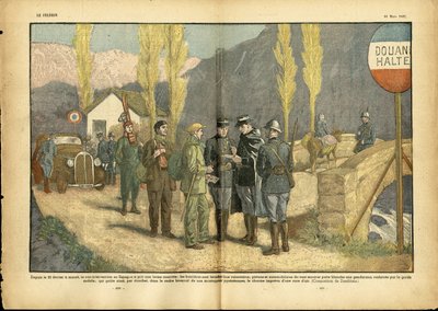 Illustrazione di Eugene Damblans (1865-1945) in Le Pelerin da Eugene Damblans
