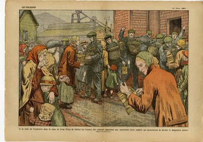 Illustrazione di Eugene Damblans (1865-1945) in Le Pelerin, 20/03/27 - Dopo l