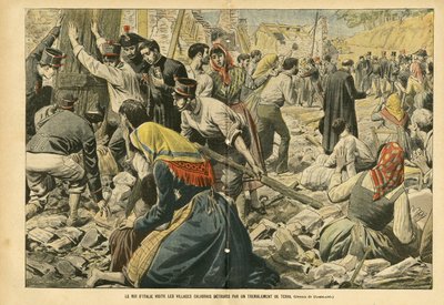 Illustrazione di Eugene Damblans (1865-1945) in Le Pelerin, 24/09/05 - Il re d