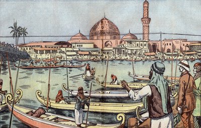 Mada Ashar, illustrazione di Damblans dal giornale francese "Le Pelerin" gennaio 29 da Eugene Damblans