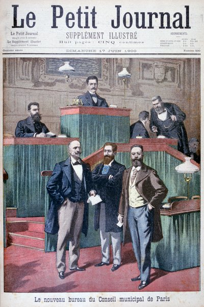 Il nuovo consiglio comunale di Parigi, 1900 da Eugene Damblans