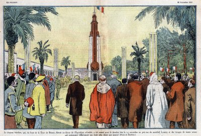 La bandiera tricolore, che sventolava dalla cima della Torre di Bronzo sopra l