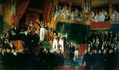 Luigi Filippo I giura come re davanti alla Camera dei Deputati, 9 agosto 1830 da Eugene Deveria