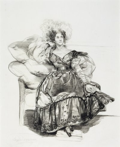 Studio per Mme. Jules-Antoine Droz da Eugene Deveria