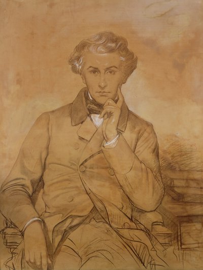 Ritratto di Henri Reber (1807-80) da Eugene Emmanuel Amaury Duval