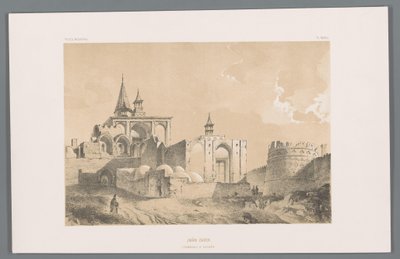 Tomba di Imamzadeh vicino a Kashan da Eugene Flandin