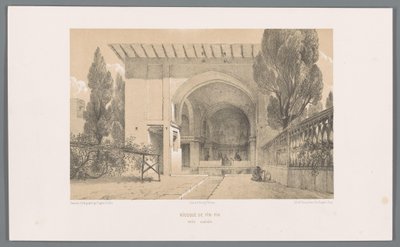 Chiosco del Giardino di Fin a Kashan da Eugene Flandin