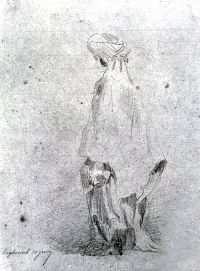 Donna a Laghouat, Algeria da Eugène Fromentin