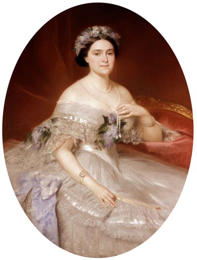 Ritratto di Matilde Bonaparte da Eugene Giraud