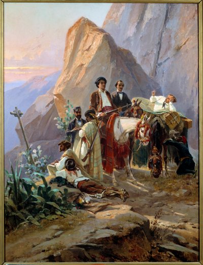 Souvenir del viaggio da Parigi a Cadice fatto nel 1846 da Alexandre Dumas e i suoi amici da Eugene Giraud