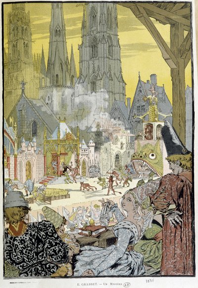 Un mistero del Medioevo di Grasset da Eugene Grasset