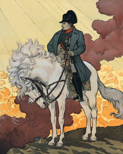 Una nuova vita di Napoleone I Bonaparte (1769-1821). Litografia del 1894 di Eugène Samuel Grasset (1845-1917) pubblicata in 