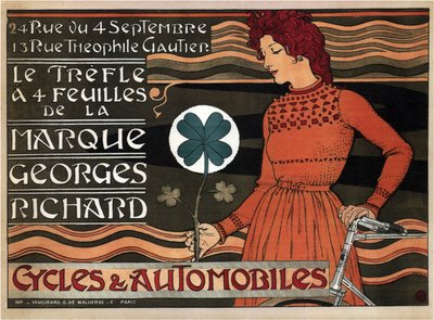 Cicli e automobili Georges Richard, 1899 da Eugene Grasset