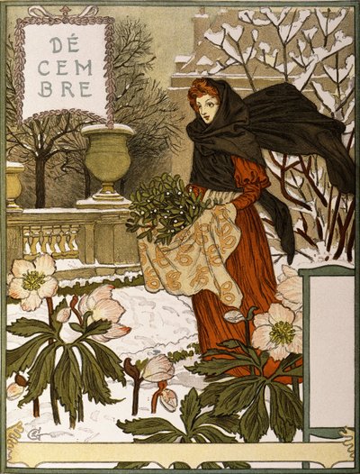 Dicembre, illustrazione dal portafoglio d