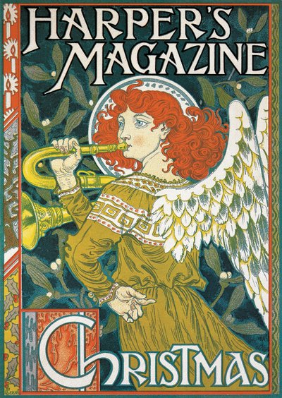 Poster pubblicitario di un numero natalizio di 