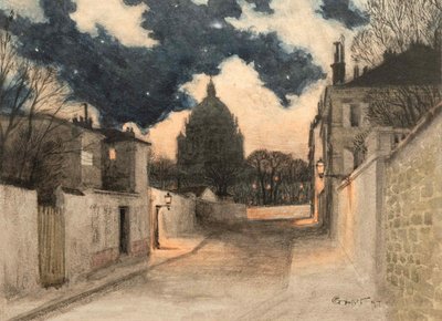 Notte stellata su Montmartre da Eugene Grasset