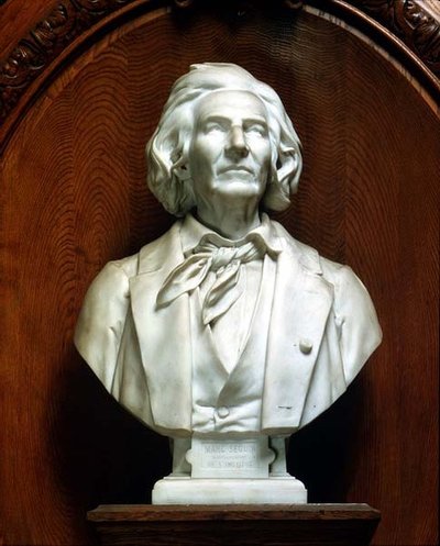 Busto ritratto di Marc Seguin (1786-1875) architetto e ingegnere da Eugene Guillaume