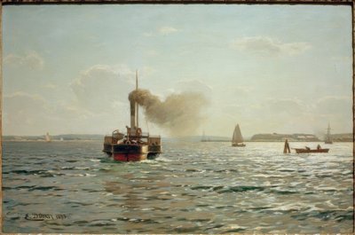 Il Mar Baltico vicino a Flensburg da Eugene Gustav Dücker