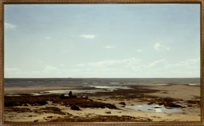 E. Dücker, Sulla spiaggia da Eugene Gustav Dücker