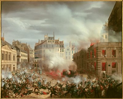 Rivoluzione del 1848: "Incendio della torre dell