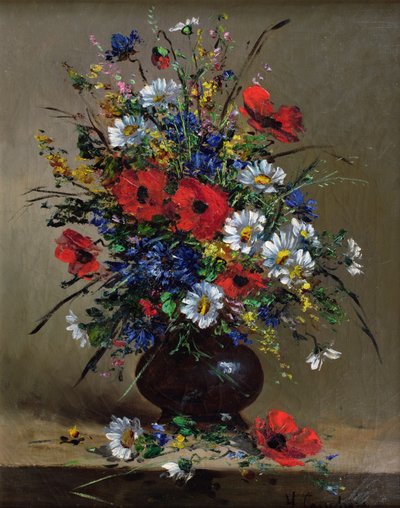 Papaveri e margherite da Eugene Henri Cauchois