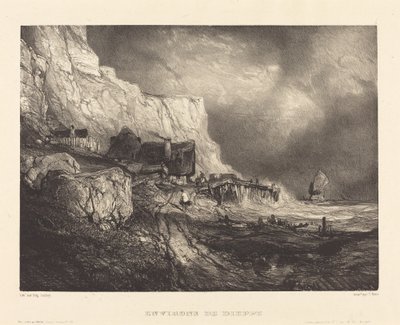 Dintorni di Dieppe da Eugene Isabey