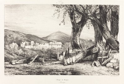 Gola di Royat, Alvernia da Eugene Isabey
