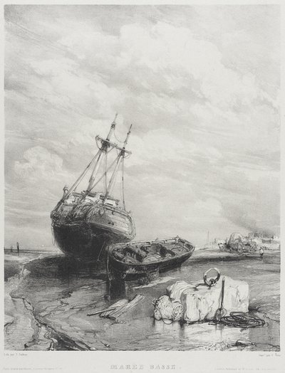 Bassa marea da Eugene Isabey
