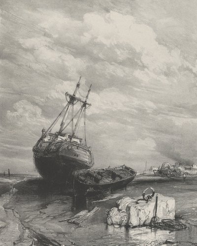 Bassa marea da Eugene Isabey