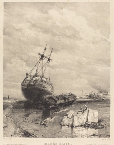 Bassa marea da Eugene Isabey