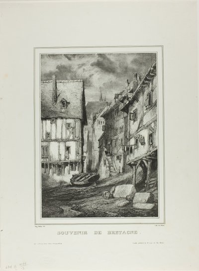 Tavola Quattro, da Souvenir della Bretagna da Eugene Isabey
