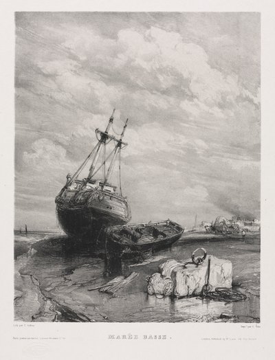 Sei marine: Bassa marea da Eugene Isabey