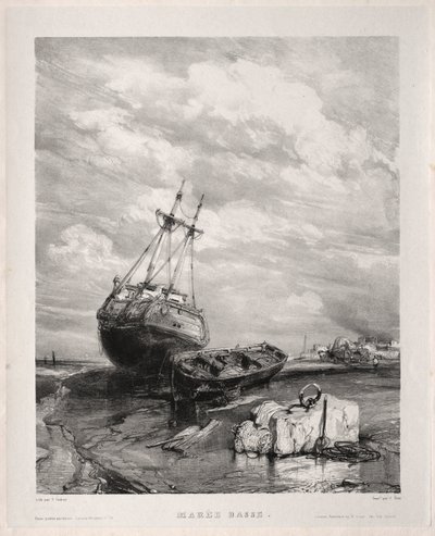Sei Marine: Bassa Marea da Eugene Isabey