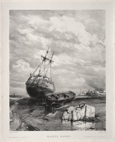 Sei Marine: Bassa Marea da Eugene Isabey