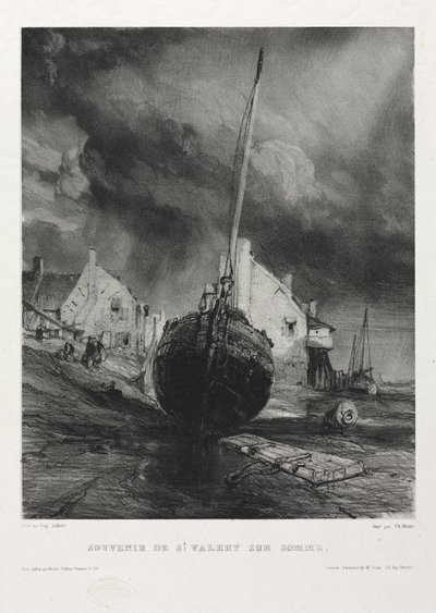 Sei marine: Souvenir Saint Valéry-sur-Somme da Eugene Isabey